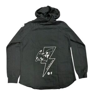 Pokémon Pikachu Determination Black Hoodie - Women Casual Comfort Size XL